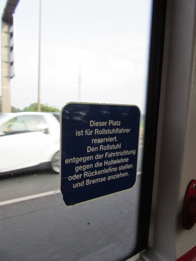 Nur für Rollstuhlfahrer