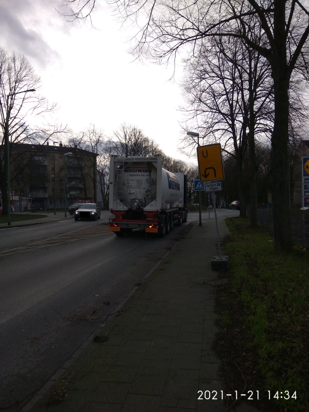 Greiwing Absichtsverkehre durch Rheinhausen