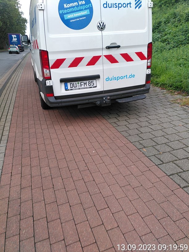 Symbolbild Falschparken Duisport