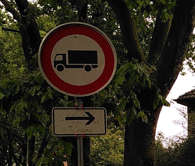 LKW Fahrverbot werden in Duisburg regelmäßig missachtet